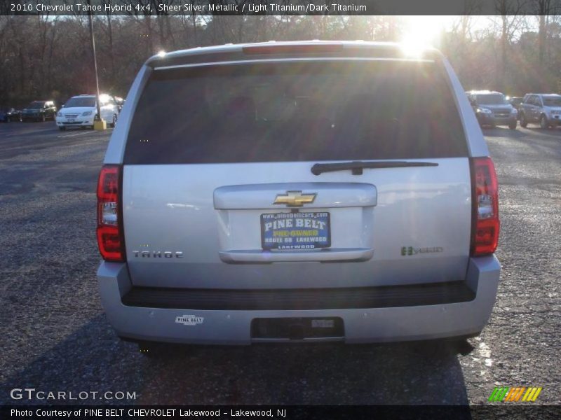 Sheer Silver Metallic / Light Titanium/Dark Titanium 2010 Chevrolet Tahoe Hybrid 4x4