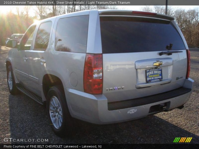 Sheer Silver Metallic / Light Titanium/Dark Titanium 2010 Chevrolet Tahoe Hybrid 4x4