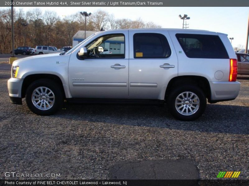 Sheer Silver Metallic / Light Titanium/Dark Titanium 2010 Chevrolet Tahoe Hybrid 4x4