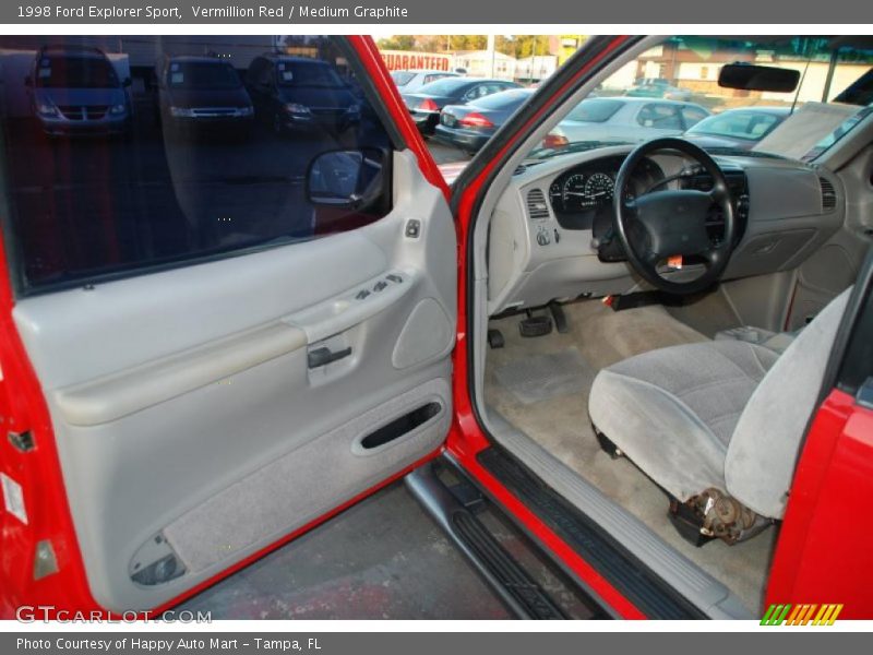Vermillion Red / Medium Graphite 1998 Ford Explorer Sport