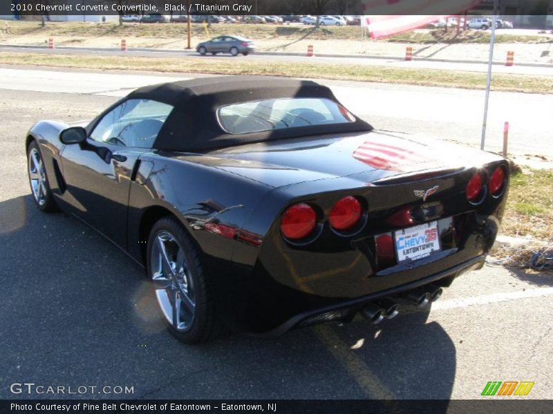 Black / Titanium Gray 2010 Chevrolet Corvette Convertible