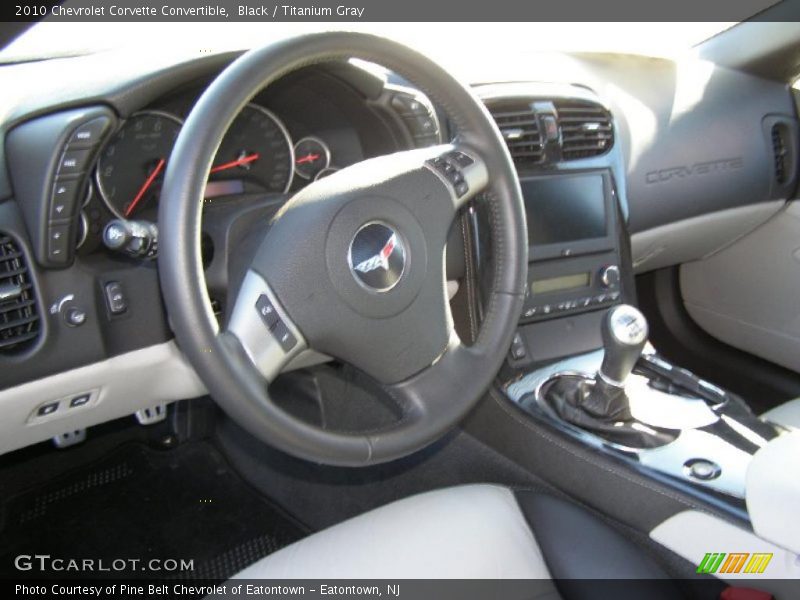 Titanium Gray Interior - 2010 Corvette Convertible 