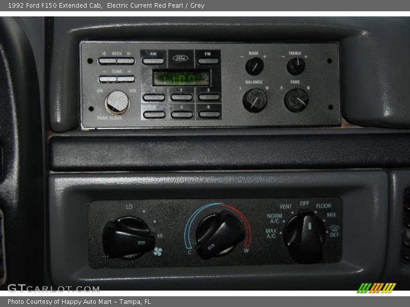 Controls of 1992 F150 Extended Cab