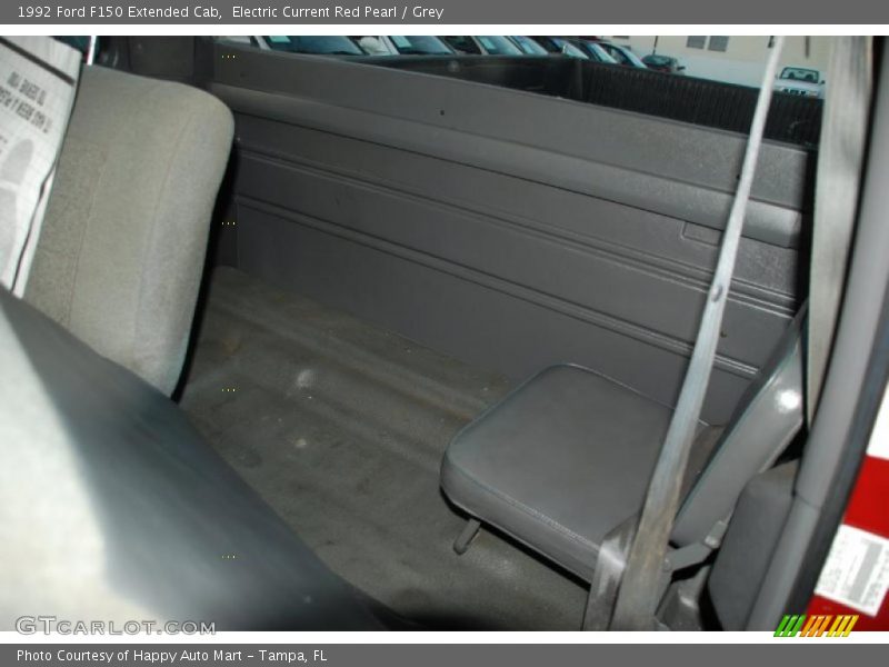 Electric Current Red Pearl / Grey 1992 Ford F150 Extended Cab
