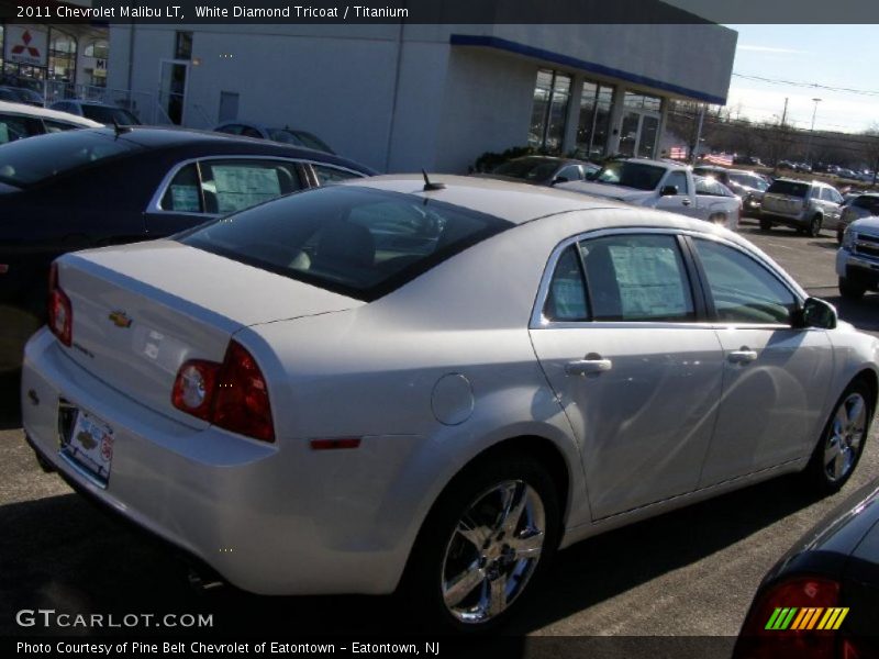 White Diamond Tricoat / Titanium 2011 Chevrolet Malibu LT