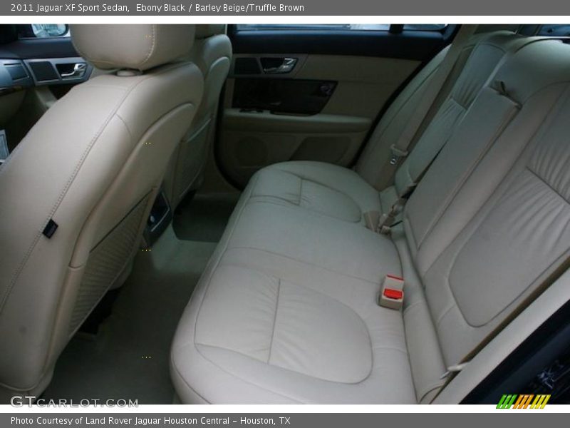 Ebony Black / Barley Beige/Truffle Brown 2011 Jaguar XF Sport Sedan