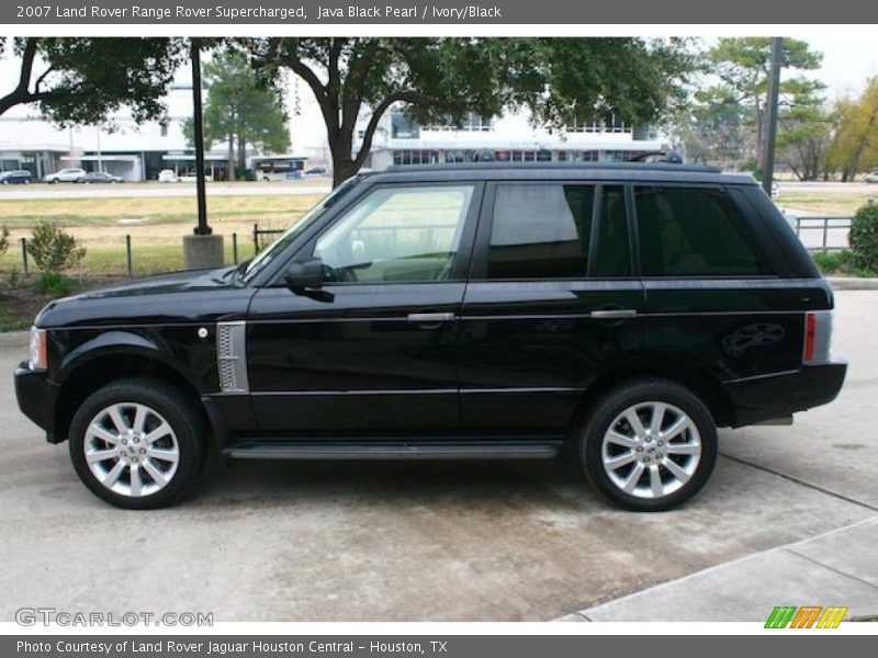Java Black Pearl / Ivory/Black 2007 Land Rover Range Rover Supercharged
