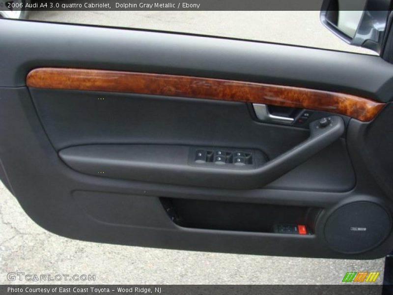 Dolphin Gray Metallic / Ebony 2006 Audi A4 3.0 quattro Cabriolet