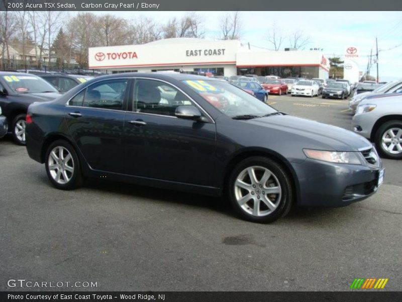 Carbon Gray Pearl / Ebony 2005 Acura TSX Sedan