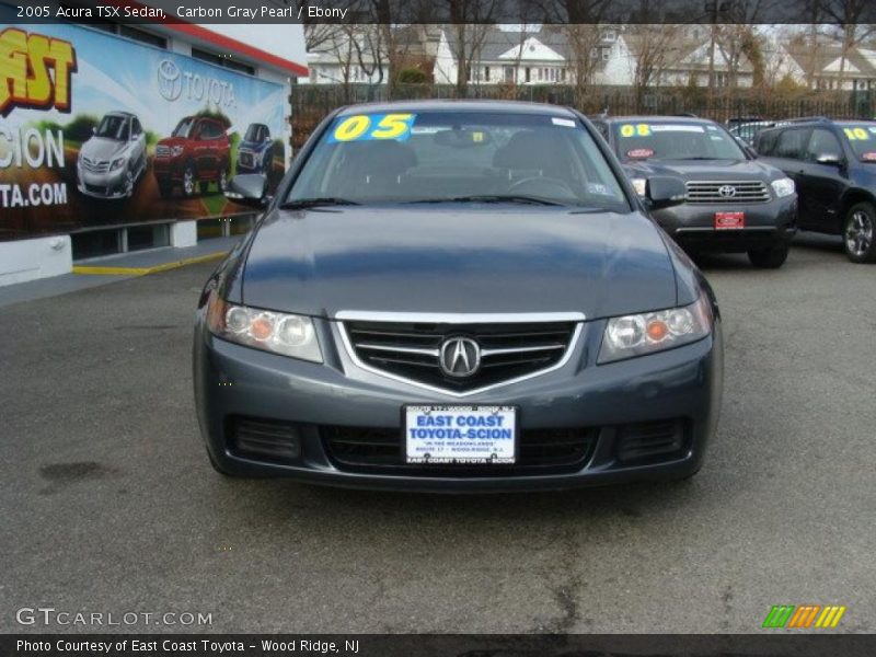 Carbon Gray Pearl / Ebony 2005 Acura TSX Sedan