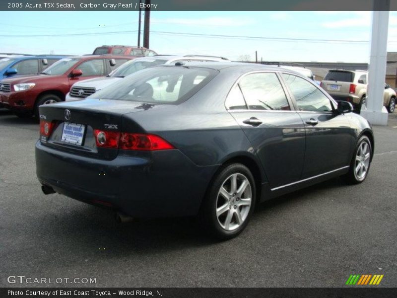 Carbon Gray Pearl / Ebony 2005 Acura TSX Sedan