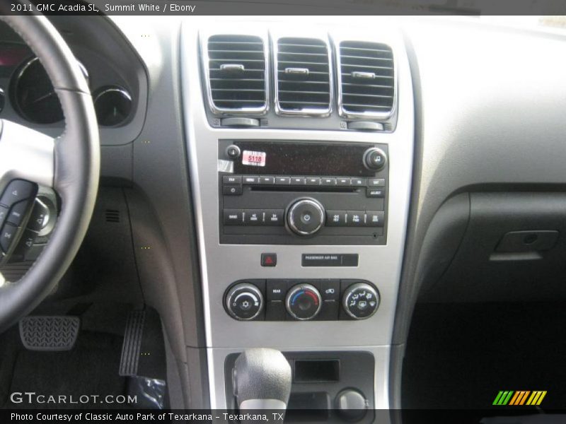 Summit White / Ebony 2011 GMC Acadia SL