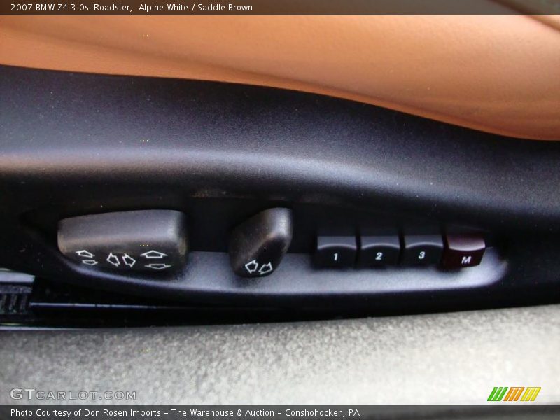 Alpine White / Saddle Brown 2007 BMW Z4 3.0si Roadster