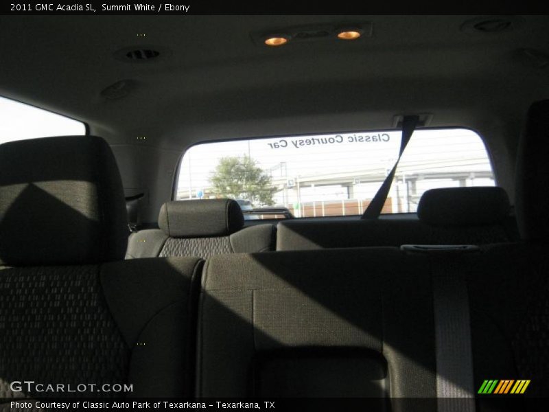 Summit White / Ebony 2011 GMC Acadia SL