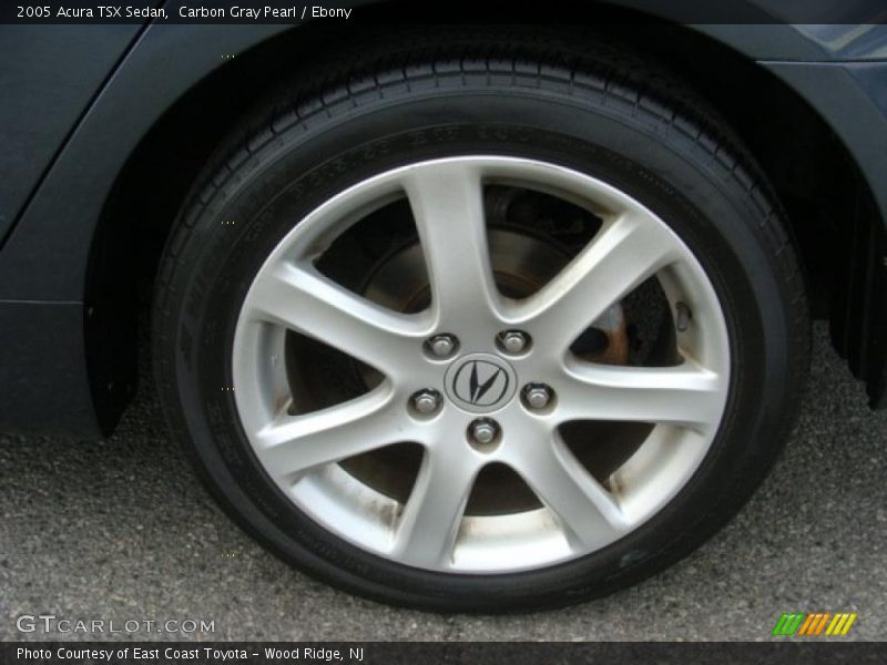 Carbon Gray Pearl / Ebony 2005 Acura TSX Sedan