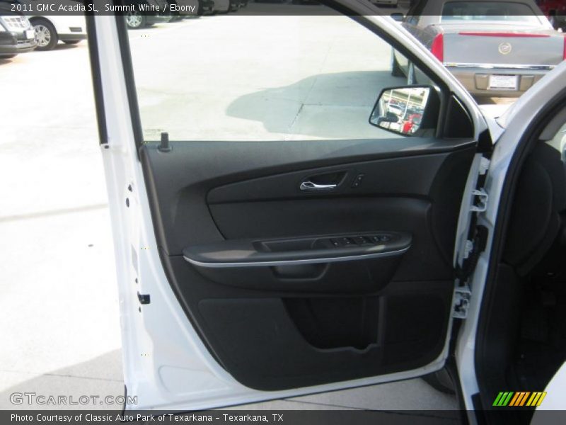 Summit White / Ebony 2011 GMC Acadia SL