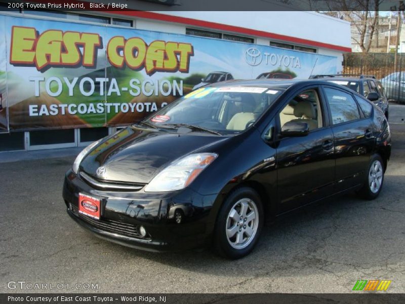Black / Beige 2006 Toyota Prius Hybrid