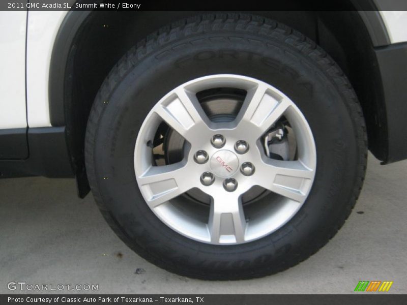 Summit White / Ebony 2011 GMC Acadia SL