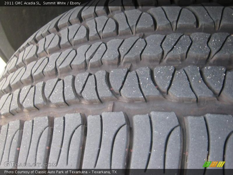 Summit White / Ebony 2011 GMC Acadia SL