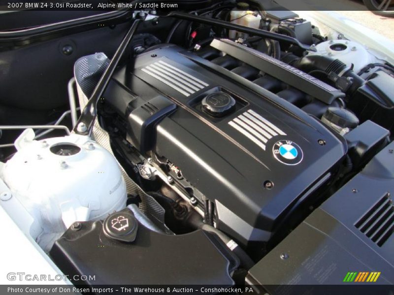 Alpine White / Saddle Brown 2007 BMW Z4 3.0si Roadster