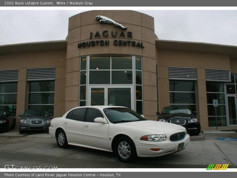 White / Medium Gray 2002 Buick LeSabre Custom