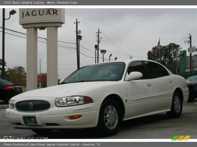 White / Medium Gray 2002 Buick LeSabre Custom