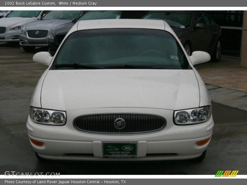White / Medium Gray 2002 Buick LeSabre Custom