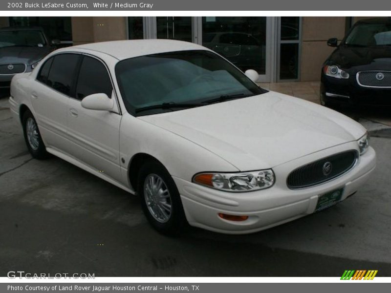White / Medium Gray 2002 Buick LeSabre Custom