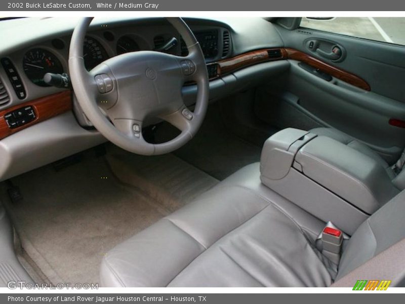 White / Medium Gray 2002 Buick LeSabre Custom