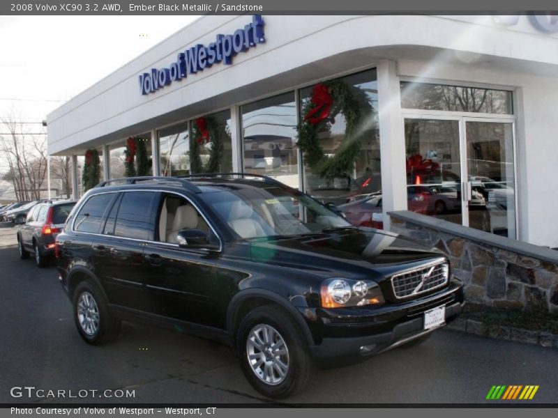 Ember Black Metallic / Sandstone 2008 Volvo XC90 3.2 AWD
