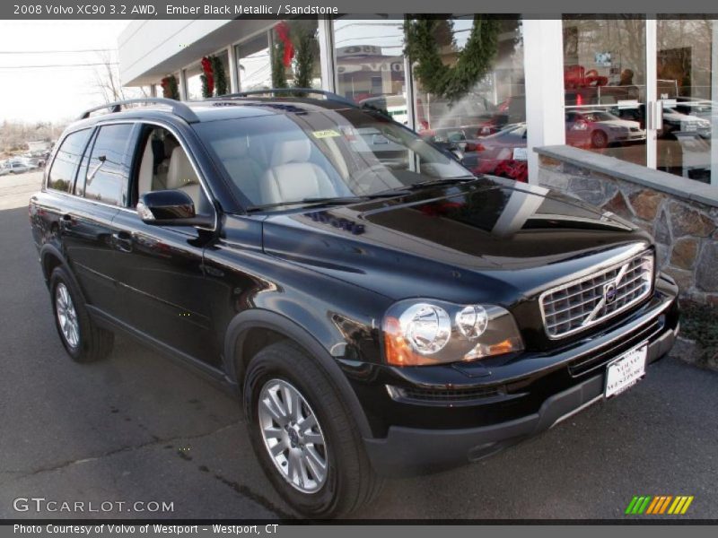 Ember Black Metallic / Sandstone 2008 Volvo XC90 3.2 AWD