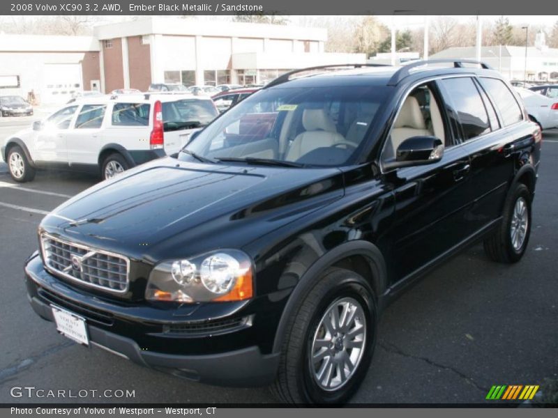 Ember Black Metallic / Sandstone 2008 Volvo XC90 3.2 AWD