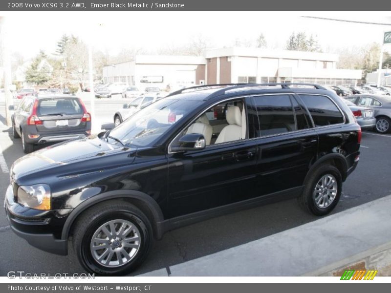 Ember Black Metallic / Sandstone 2008 Volvo XC90 3.2 AWD
