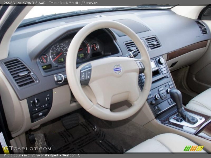 Ember Black Metallic / Sandstone 2008 Volvo XC90 3.2 AWD