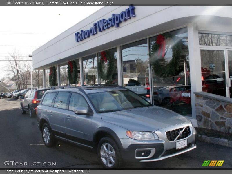 Electric Silver Metallic / Sandstone Beige 2008 Volvo XC70 AWD