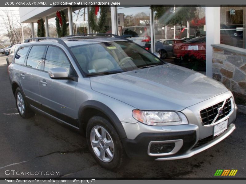 Electric Silver Metallic / Sandstone Beige 2008 Volvo XC70 AWD