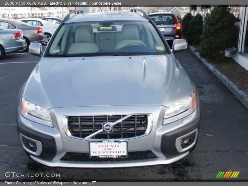 Electric Silver Metallic / Sandstone Beige 2008 Volvo XC70 AWD