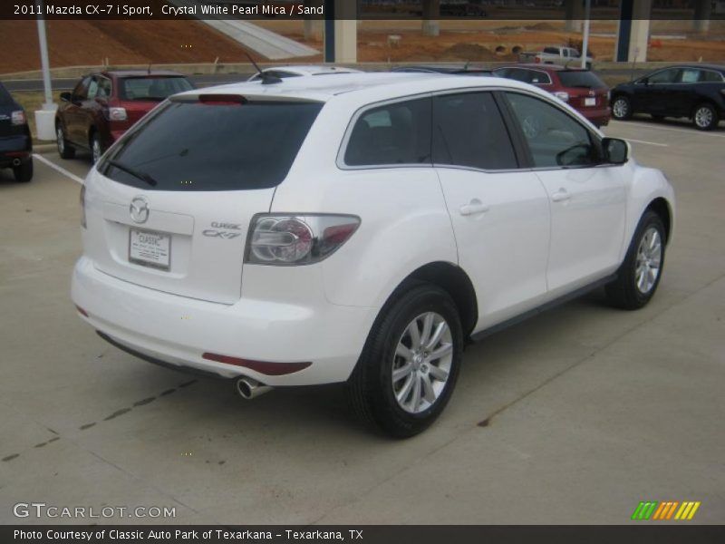 Crystal White Pearl Mica / Sand 2011 Mazda CX-7 i Sport