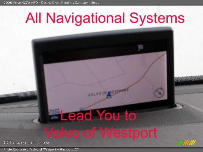 Electric Silver Metallic / Sandstone Beige 2008 Volvo XC70 AWD