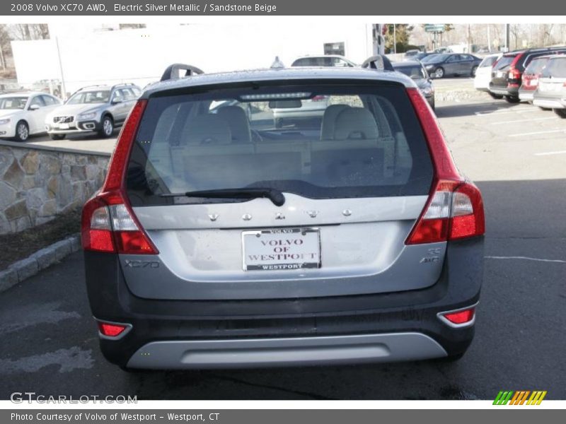 Electric Silver Metallic / Sandstone Beige 2008 Volvo XC70 AWD