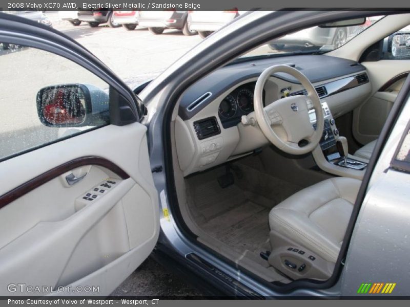 Electric Silver Metallic / Sandstone Beige 2008 Volvo XC70 AWD