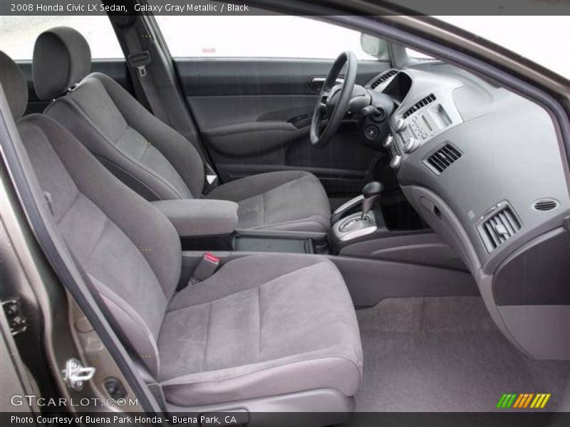  2008 Civic LX Sedan Black Interior