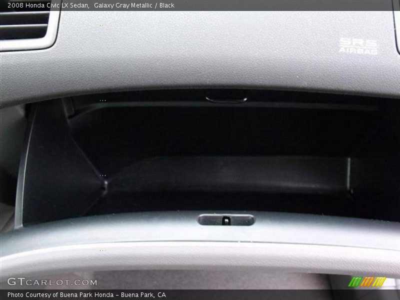 Galaxy Gray Metallic / Black 2008 Honda Civic LX Sedan
