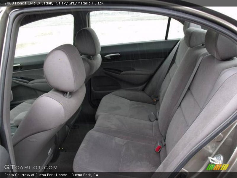 Galaxy Gray Metallic / Black 2008 Honda Civic LX Sedan