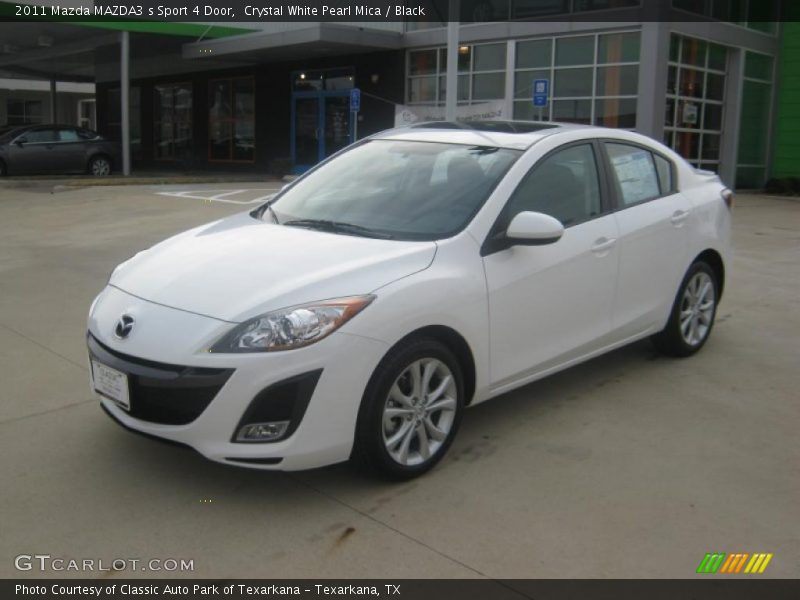 Crystal White Pearl Mica / Black 2011 Mazda MAZDA3 s Sport 4 Door