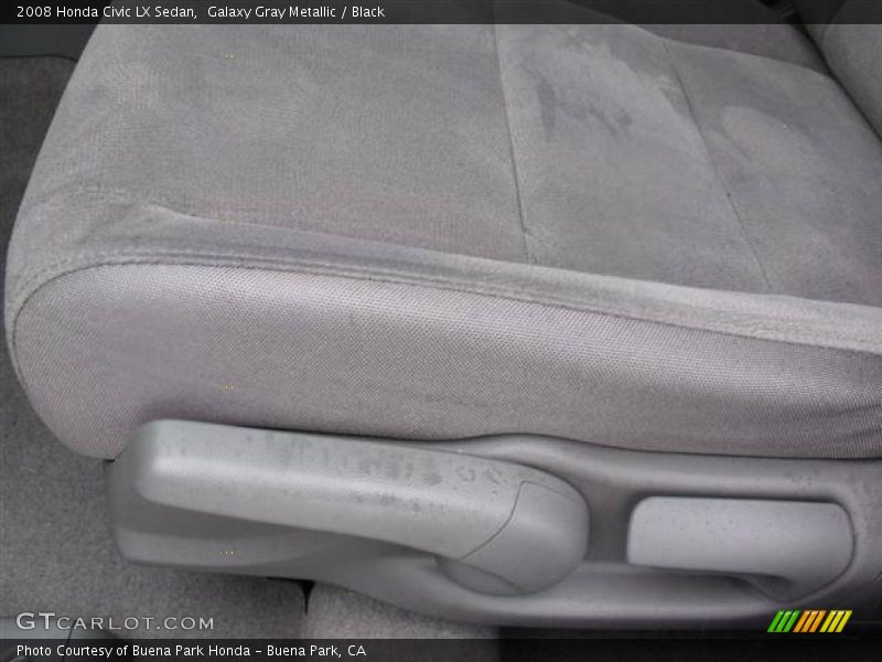 Galaxy Gray Metallic / Black 2008 Honda Civic LX Sedan