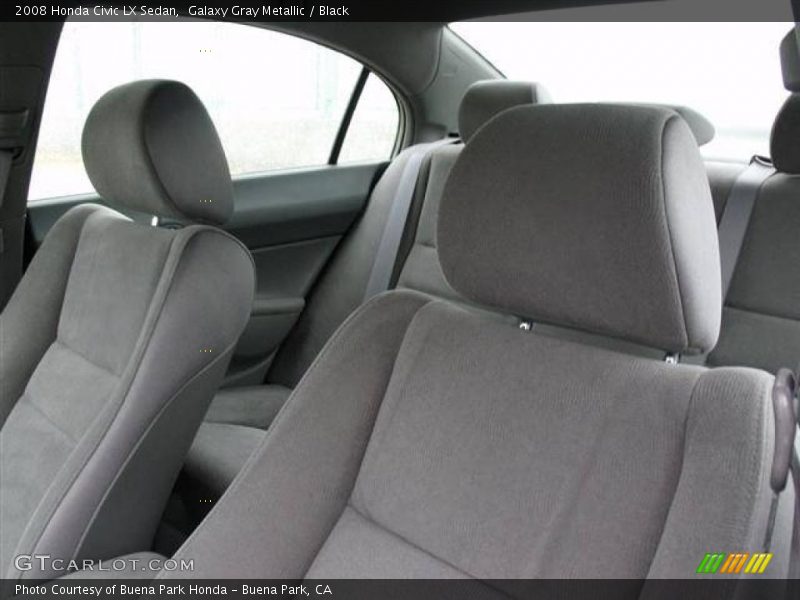 Galaxy Gray Metallic / Black 2008 Honda Civic LX Sedan