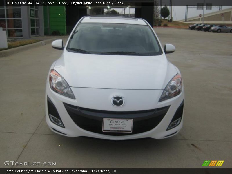 Crystal White Pearl Mica / Black 2011 Mazda MAZDA3 s Sport 4 Door