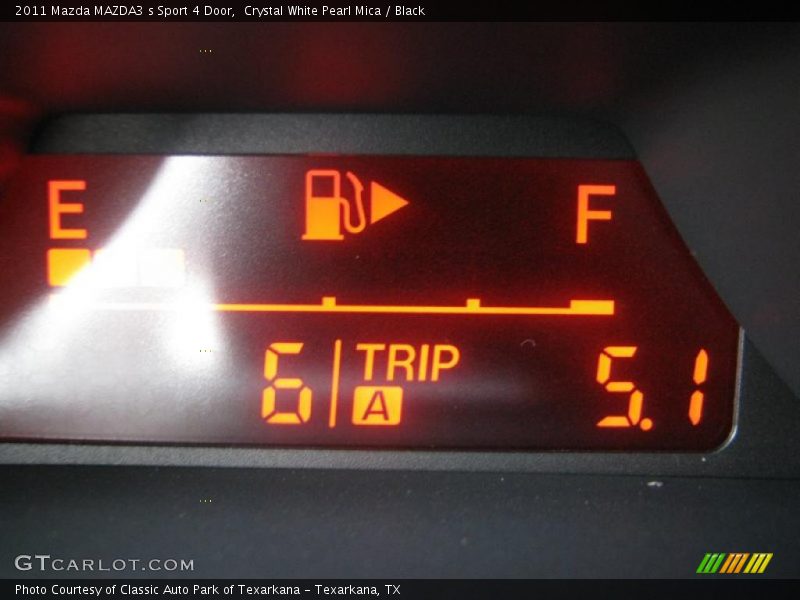 Crystal White Pearl Mica / Black 2011 Mazda MAZDA3 s Sport 4 Door