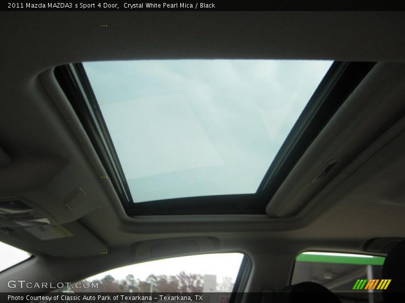 Crystal White Pearl Mica / Black 2011 Mazda MAZDA3 s Sport 4 Door